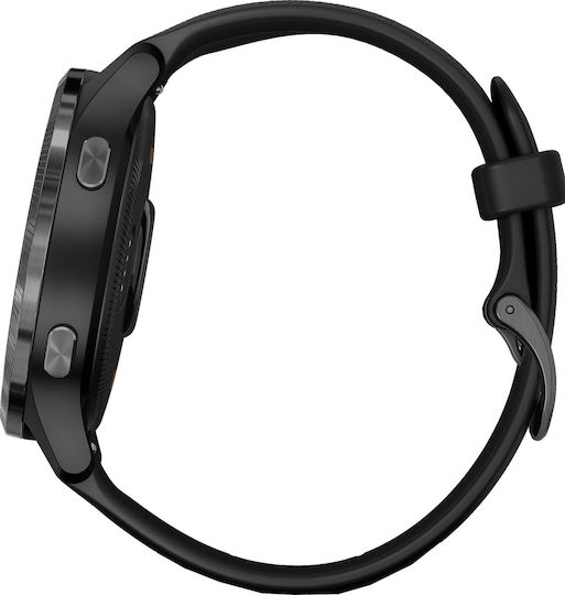 Garmin Venu Stainless Steel 43mm Waterproof Smartwatch with Heart Rate Monitor (Slate / Black) view 6