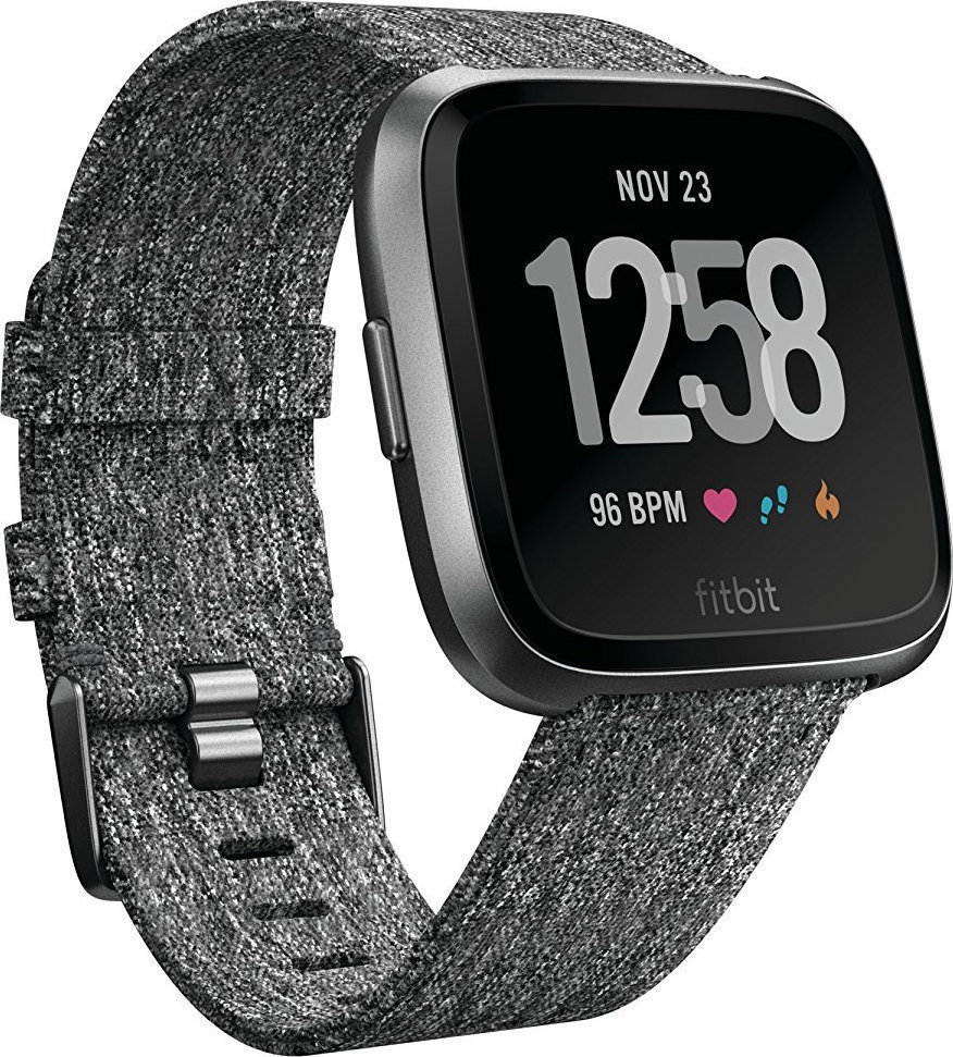 Fitbit Versa Special Edition Aluminium 36mm Smartwatch with Heart Rate Monitor (Gray)