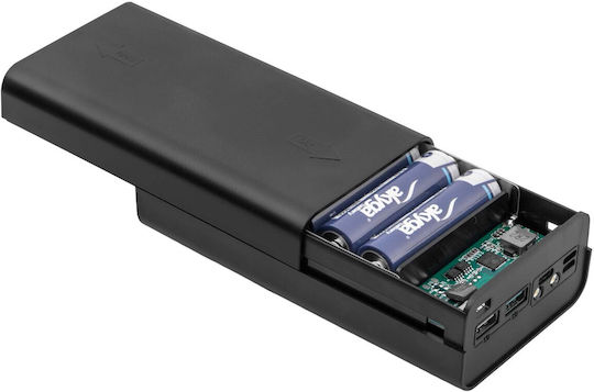 Akyga Power Bank 22.5W Power Delivery Black view 2
