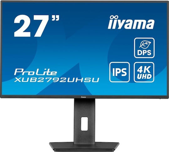 Iiyama ProLite IPS HDR Monitor 27" 4K 3840x2160 with Response Time 4ms GTG view 2
