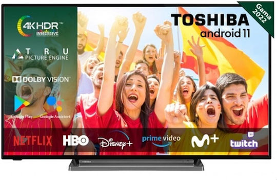 Toshiba Smart Television 50" 4K UHD LED 50UA3D63DG HDR (2022) vista 5