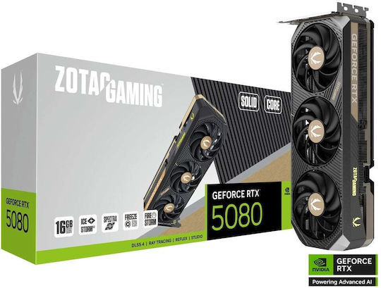 Zotac GeForce RTX 5080 16GB GDDR7 Solid Core Graphics Card view 1
