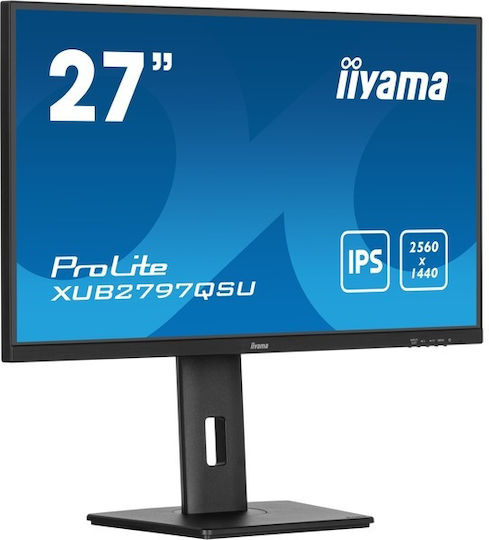 Iiyama ProLite XUB2797QSU-B1 IPS Monitor 27" QHD 2560x1440 vue 6