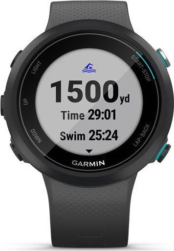 Garmin Swim 2 42mm Waterproof Smartwatch with Heart Rate Monitor (Slate) vista 2