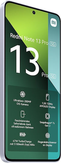 Xiaomi Redmi Note 13 Pro 5G Dual SIM (12GB/512GB) Purple view 2
