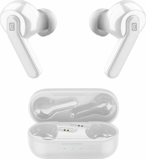 Cellular Line 383014 In-ear Bluetooth Handsfree Earphones with Charging Case White view 1