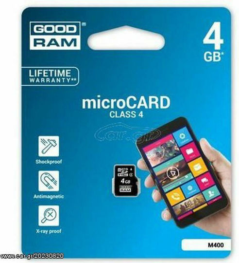GoodRAM M400 microSDHC 4GB Class 4 U1 Default Speed view 2