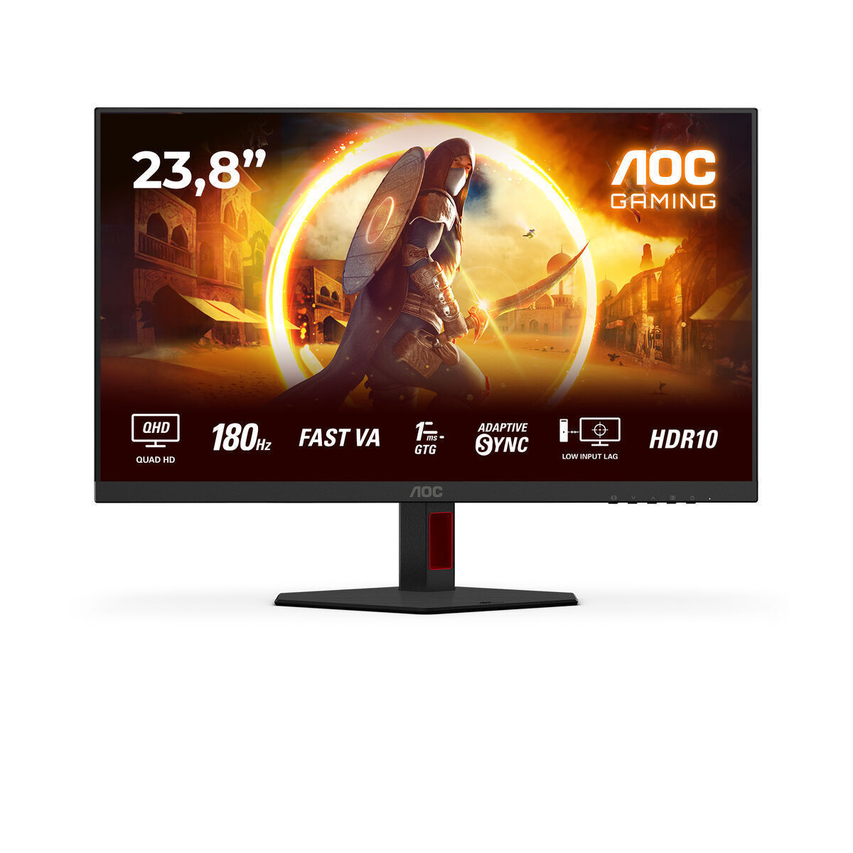 AOC Q24G4RE IPS HDR Monitor 23.8" QHD 2560x1440 180Hz with Response Time 1ms GTG
