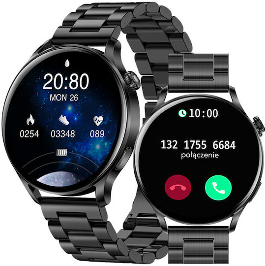 AGBarr Battery Watch with Metal Bracelet view 2