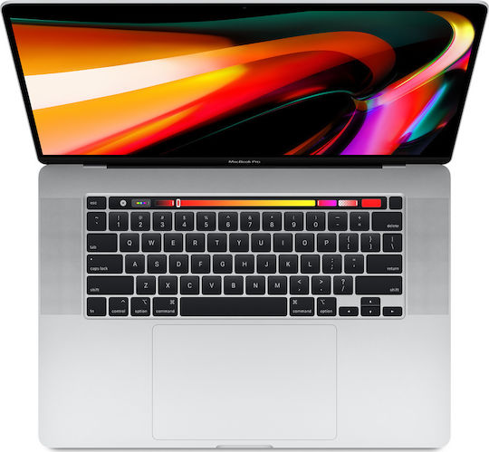 Apple MacBook Pro 16" (2019) IPS Retina Display (i7/16GB/512GB SSD/Radeon Pro 5300M) Silver (US Keyboard) vue 2