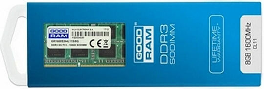 GoodRAM DDR3 with Module 1x8GB and Speed 1333 for Laptop GR1333S364L9/8G vue 5