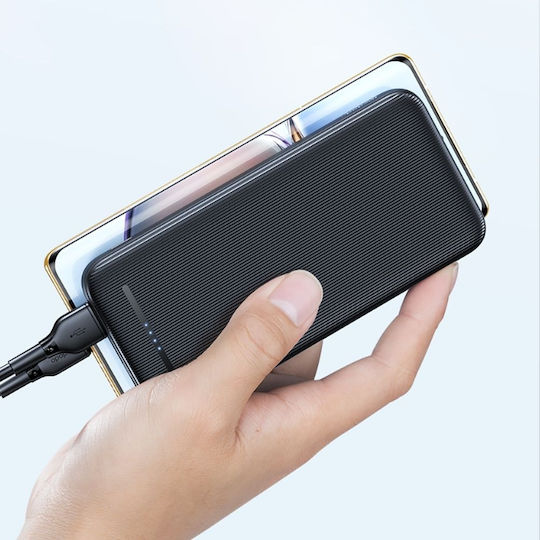 Mcdodo MC-4631 Power Bank 10000mAh 10.5W with 2 USB-A Ports and USB-C Port Black view 6