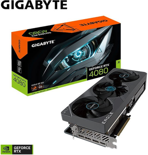 Gigabyte GeForce RTX 4080 16GB GDDR6X Eagle OC Graphics Card view 1