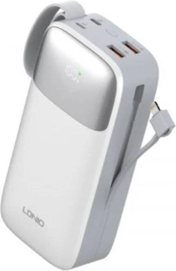 Ldnio PQ20 Power Bank 20000mAh 22.5W with USB-A Port White view 4