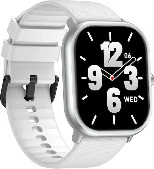 Zeblaze GTS 3 Pro Smartwatch with Heart Rate Monitor (White) view 4
