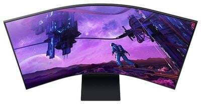 Samsung Odyssey Ark G97NB VA HDR Curved Gaming Monitor 55" 4K 3840x2160 165Hz with Response Time 1ms GTG view 2