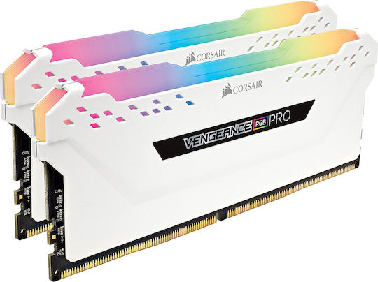 Corsair Vengeance RGB Pro 16GB DDR4 RAM with 2 Modules (2x8GB) and 3600 Speed for Desktop (CMW16GX4M2C3600C18W) view 3