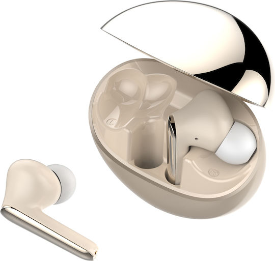 Ldnio T01 Earbud Bluetooth Handsfree Earphones with Charging Case Gold vista 8