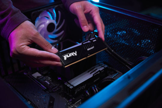 Kingston Fury Beast RGB DDR5 32GB RAM with 2x16GB Modules and Speed 6000 for Desktop KF560C36BBE2AK2-32 view 5