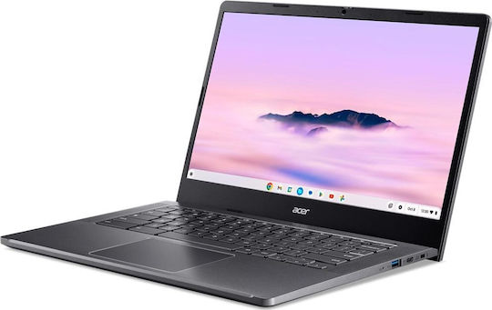 Acer Chromebook Plus CB514-4H 14" FHD (i3-N305/8GB/512GB SSD/Chrome OS) Steel Gray (US Keyboard) view 3