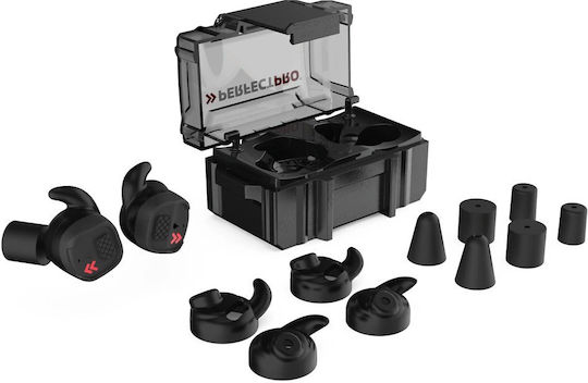 PerfectPro H-10 Earprotection In-ear Bluetooth Handsfree Earphones with Sweat Resistance and Charging Case Black view 2