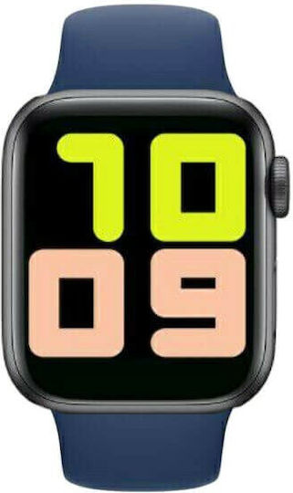 T500 Smartwatch with Heart Rate Monitor (Blue) view 4