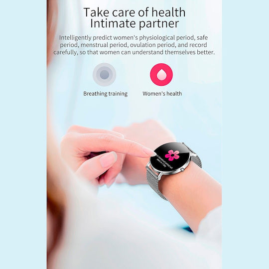 Aoke T8 Smartwatch with Heart Rate Monitor (Rose Gold) Ansicht 9