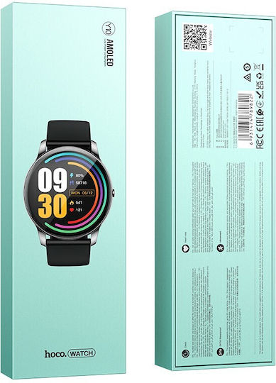 Hoco Y10 Smartwatch with Heart Rate Monitor (Gray) view 3