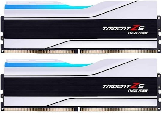 G.Skill Trident Z5 Neo RGB DDR5 32GB RAM with 2x16GB Modules and Speed 6400 for Desktop F5-6400J3239G16GX2-TZ5NRW