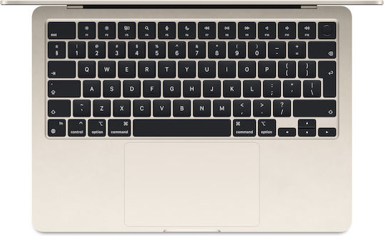 Apple MacBook Air 13" (2024) 13.6" Retina Display (M3-8-core/16GB/512GB SSD) Starlight (UK Keyboard) view 2