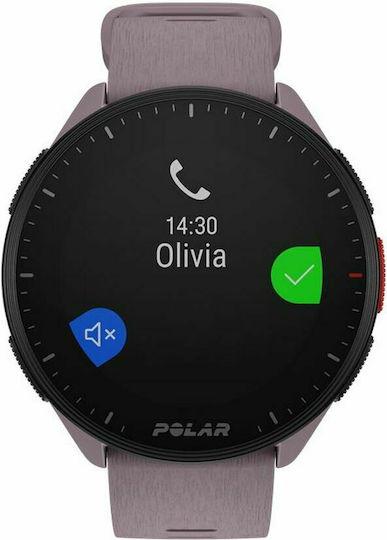 Polar Pacer 45mm Smartwatch with Heart Rate Monitor (Purple Dusk) view 4