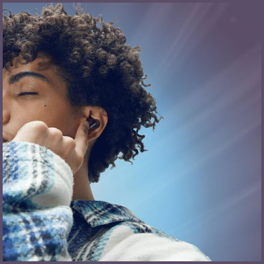 Motorola Moto Buds 500 ANC Bluetooth Handsfree Earphones with Sweat Resistance and Charging Case Moonless Night view 5