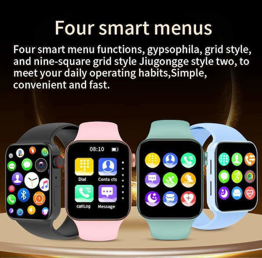 T100 Plus Smartwatch with Heart Rate Monitor (Red) vue 6