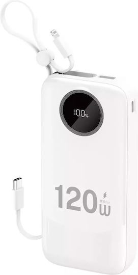 Dudao K13PRo Power Bank 20000mAh 22.5W with USB-A Port Power Delivery White view 4