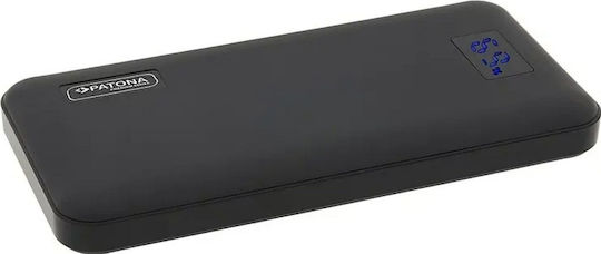 Patona Stark 3.0 Power Bank 10000mAh 20W with USB-A Port and USB-C Port Power Delivery Black vista 4