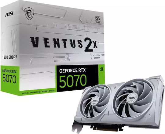 MSI GeForce RTX 5070 12GB GDDR7 Ventus 2X OC Graphics Card view 1