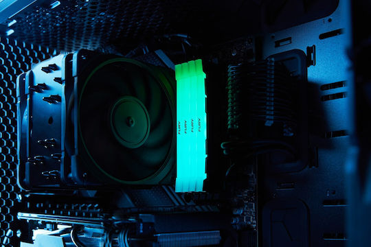 Kingston Fury Renegade Rgb 16GB DDR4 RAM with 3200 Speed for Desktop (KF432C16RB12A/16) view 9