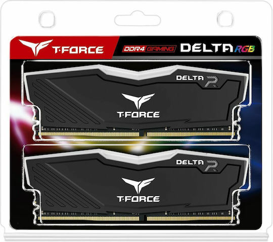 TeamGroup T-Force Delta RGB DDR4 16GB RAM with 2x8GB Modules and Speed 3600 for Desktop TF3D416G3600HC18JDC01 view 4