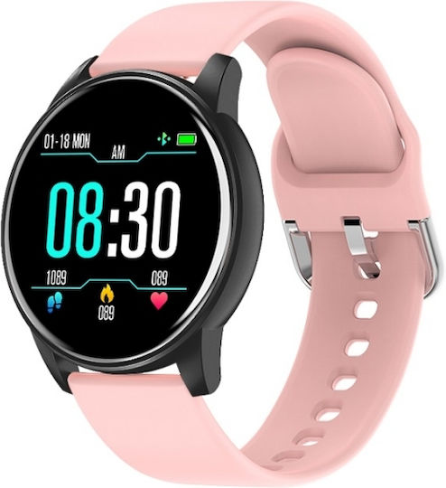 Xnous Tgk 3.0 Smartwatch with Heart Rate Monitor (Pink)