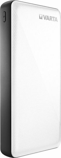 Varta Energy Power Bank 20000mAh with 2 USB-A Ports and USB-C Port White view 4