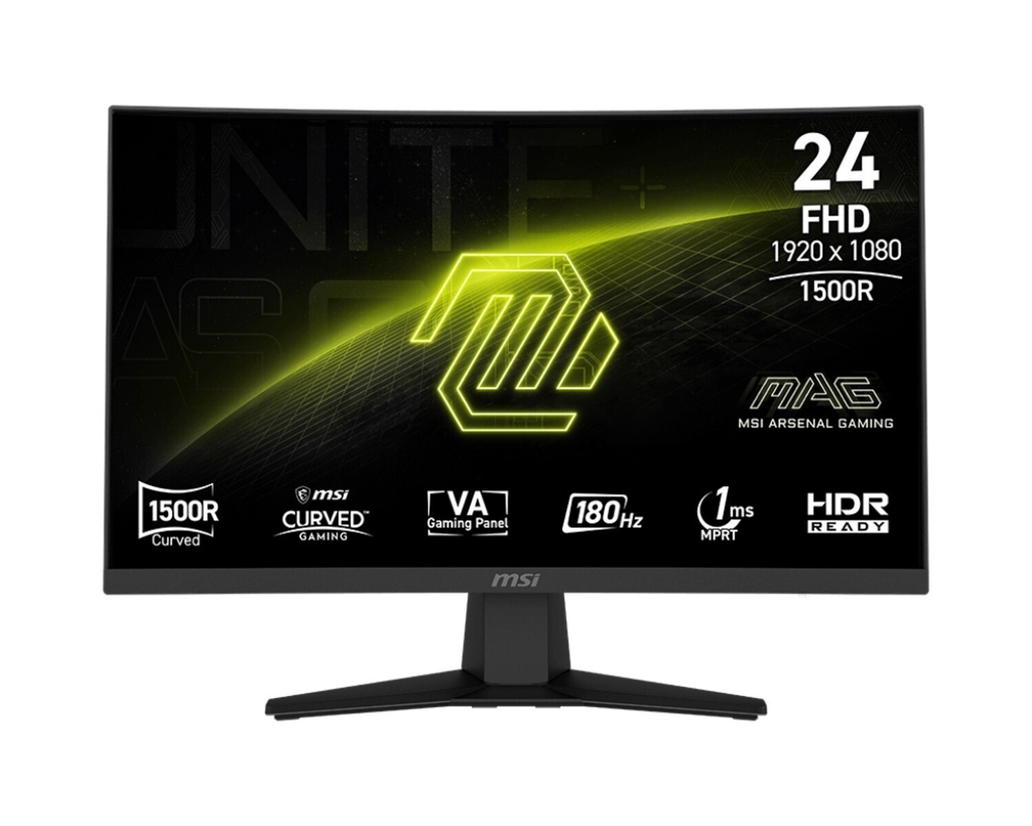 MSI MAG 244C VA Curved Monitor 23.6" FHD 1920x1080 180Hz