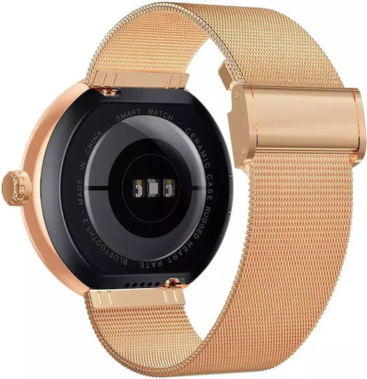 Forever Forevive 5 SB-365 Smartwatch with Heart Rate Monitor (Rose Gold) view 7