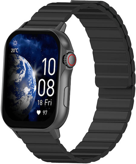 Proove Humble Smartwatch with Heart Rate Monitor (Black)