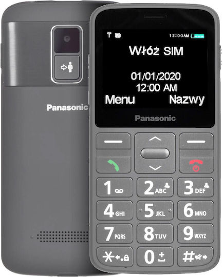 Panasonic KX-TU160 Single SIM Mobile with Large Buttons Gray view 5