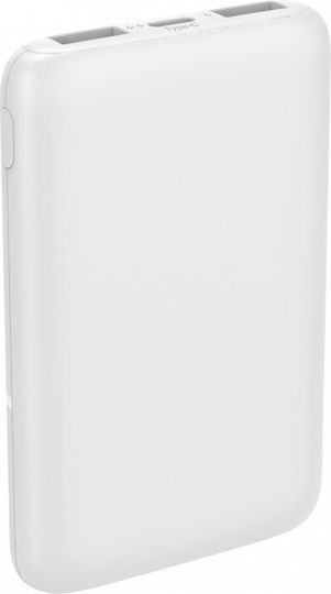 Buddi Mini Power Bank 5000mAh with 2 USB-A Ports and USB-C Port White vue 3