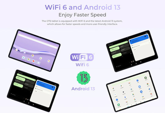 Oukitel OT6 10.1" Tablet (4GB/64GB) Green view 5