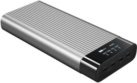 Hyper HyperJuice Power Bank 27000mAh 245W with 4 USB-C Ports Silver Ansicht 2