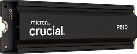 Crucial P510 Gen5 SSD 1TB M.2 Type with PCI Express 5.0 Connection and Heatsink CT1000P510SSD5 view 2