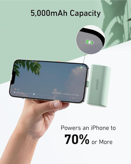 Anker 621 Nano Lightning Power Bank 5000mAh 12W White view 4
