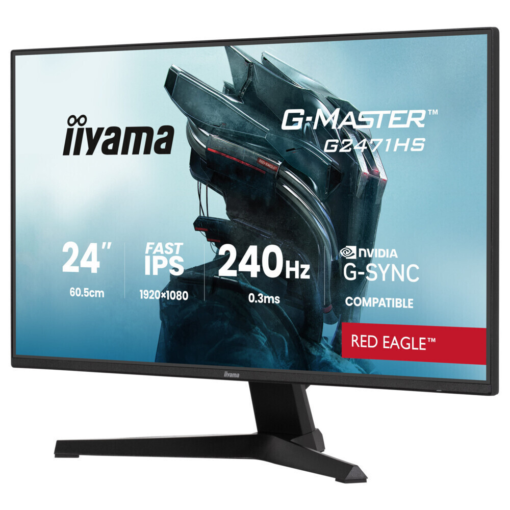 Iiyama G-Master Red Eagle IPS HDR Monitor 23.8" FHD 1920x1080 240Hz view 9